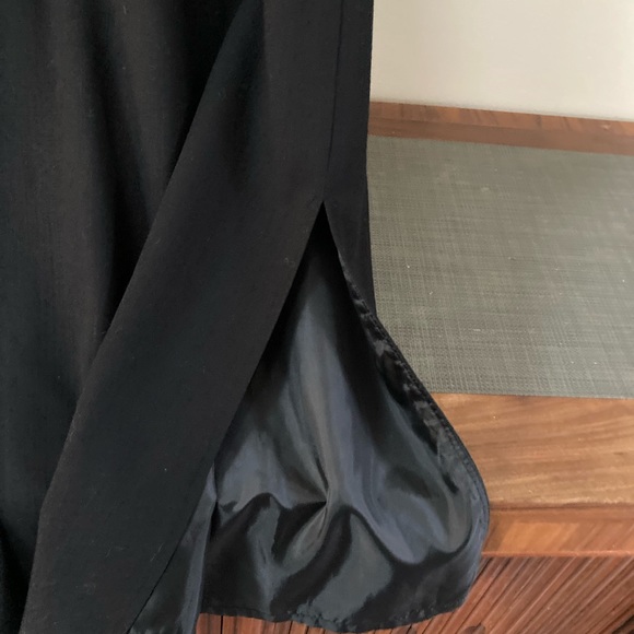 NWOT! Vintage black button down linen dress size 10 - Picture 4 of 9